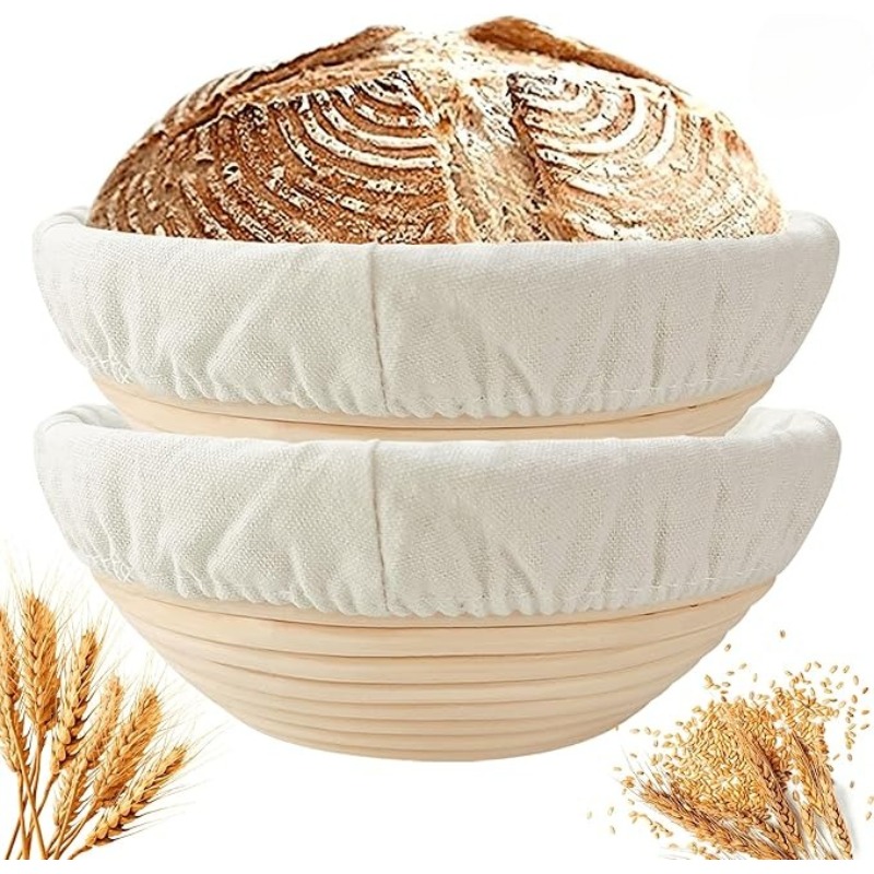 Fermentation Crock - سلة تخمير الخبز من البولي بروبيلين،