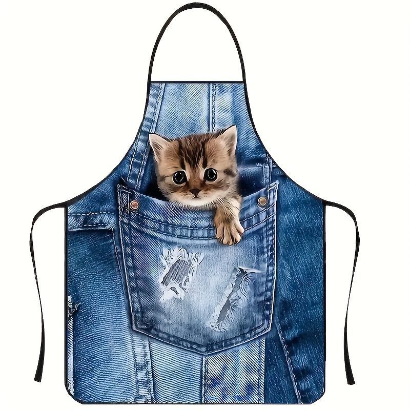 Home Cooking For Cats - قطعة واحدة من مريلة المطبخ للقطط