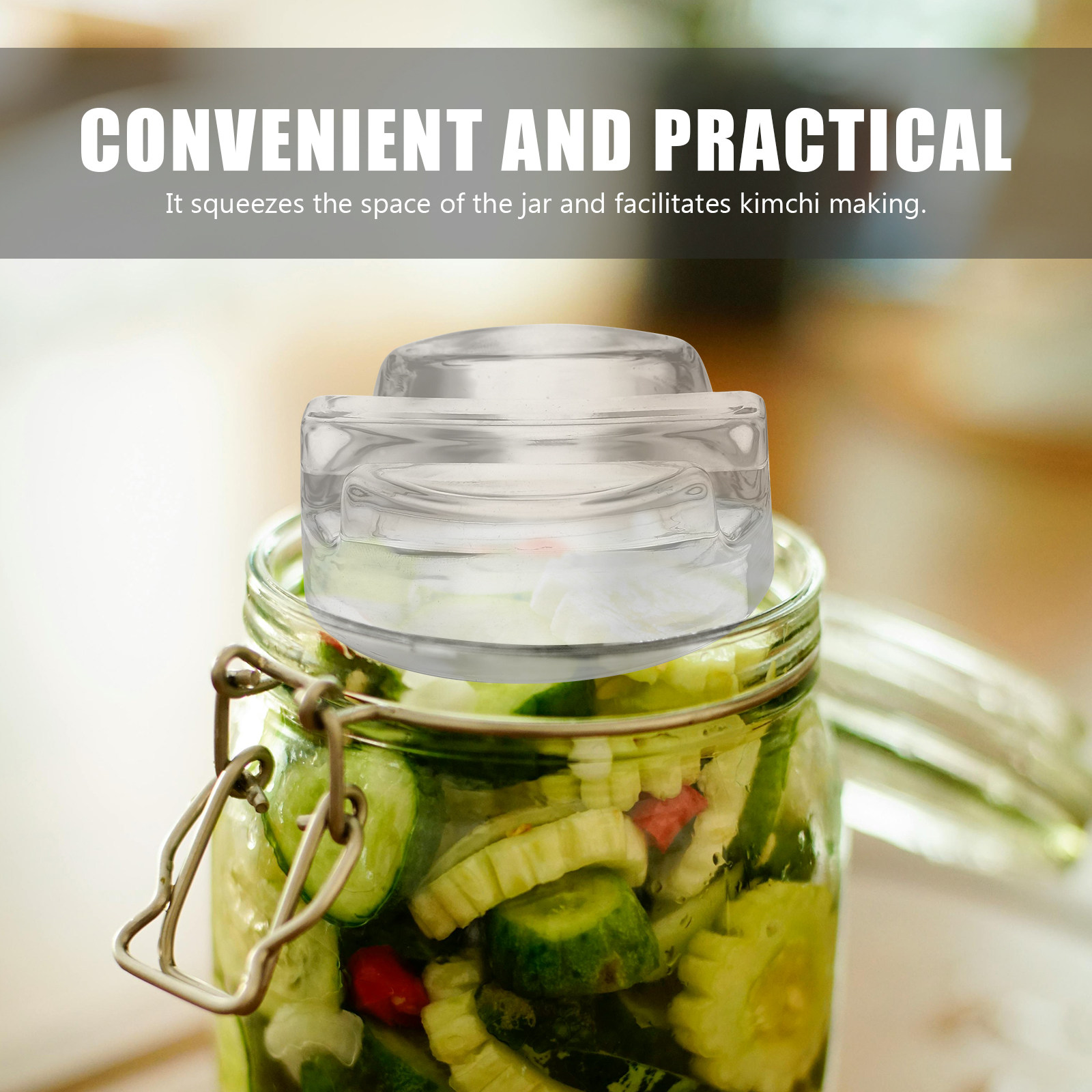 غطاء تخمير زجاجي ثقيل بمقبض سه - مراجعة Fermentation Crock وسعره