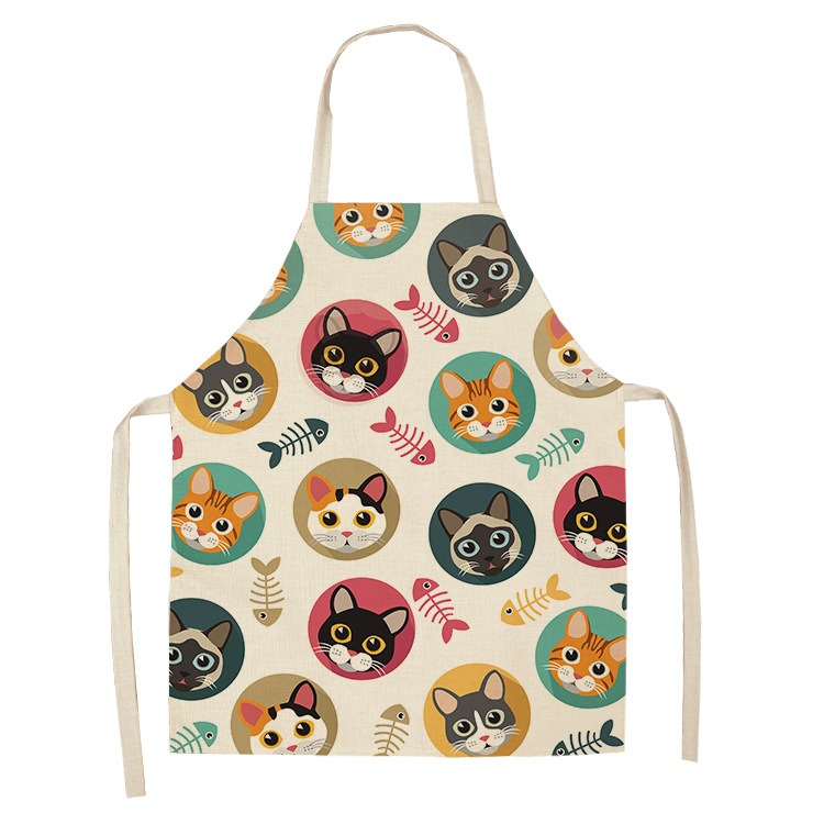 مريلة مطبخ مطبوعة على شكل قطة  - مراجعة Home Cooking For Cats وسعره
