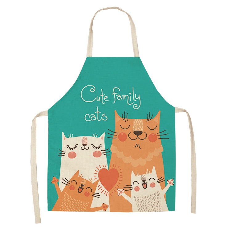 مريلة مطبخ مطبوعة على شكل قطة  - مراجعة Home Cooking For Cats وسعره