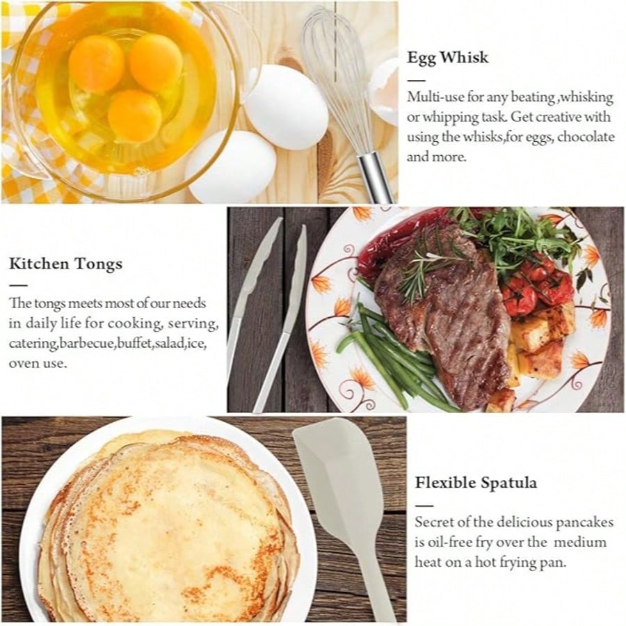 طقم أدوات طهي سيليكون من تايما - مراجعة Home Cooking Dinner وسعره