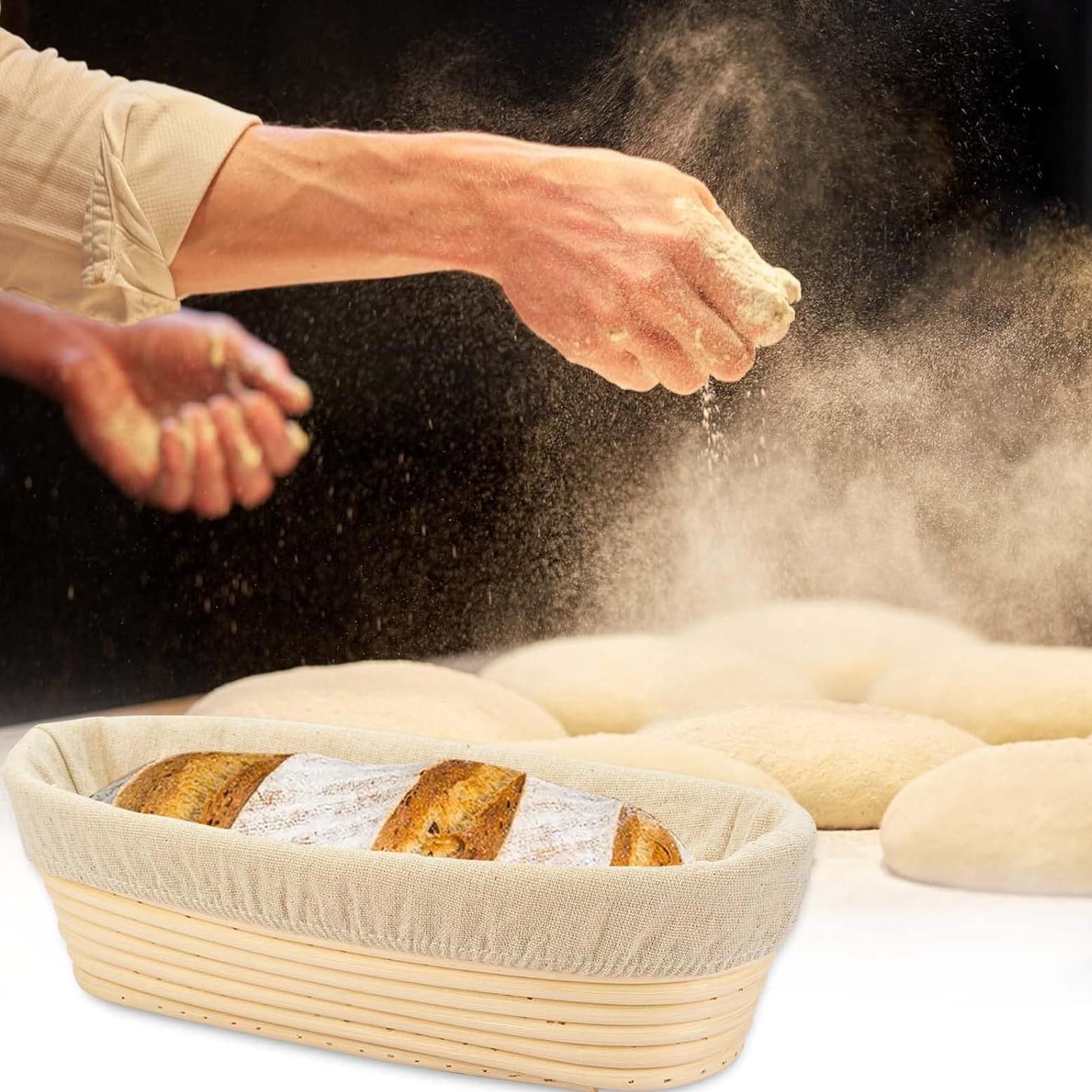 سلة تخمير الخبز المصنوعة يدويً - مراجعة Fermentation Crock وسعره
