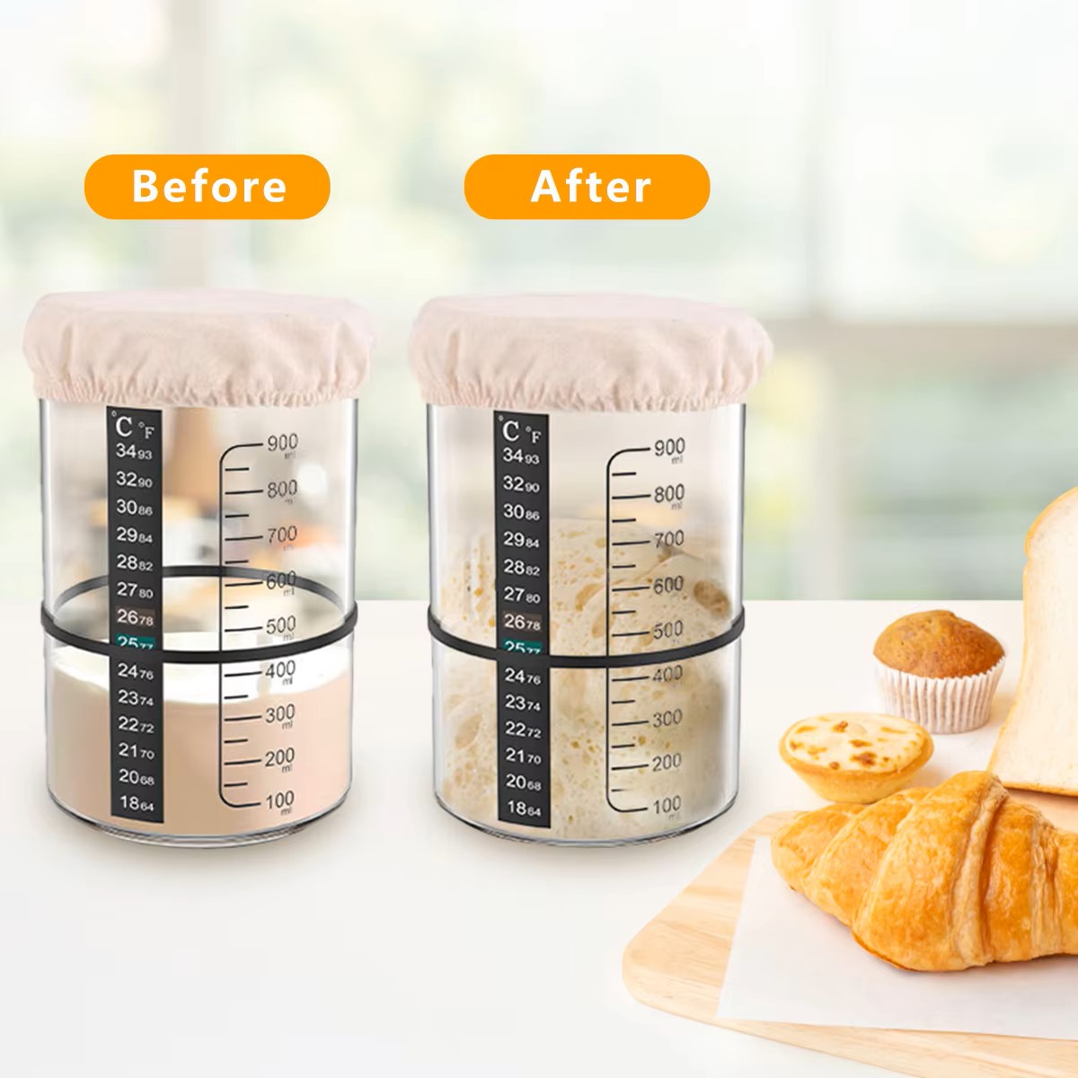 مجموعة برطمانات زجاجية شفافة م - مراجعة Fermentation Crock وسعره