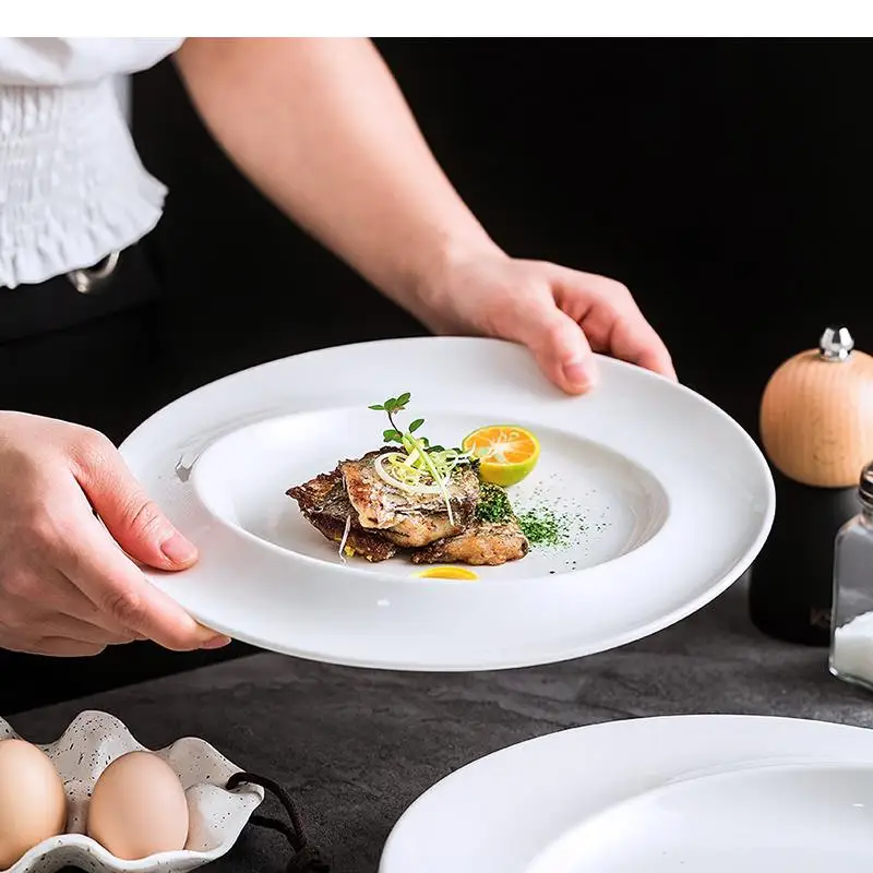 أطباق سيراميك بسيطة مستديرة لل - مراجعة Home Cooking Dinner وسعره