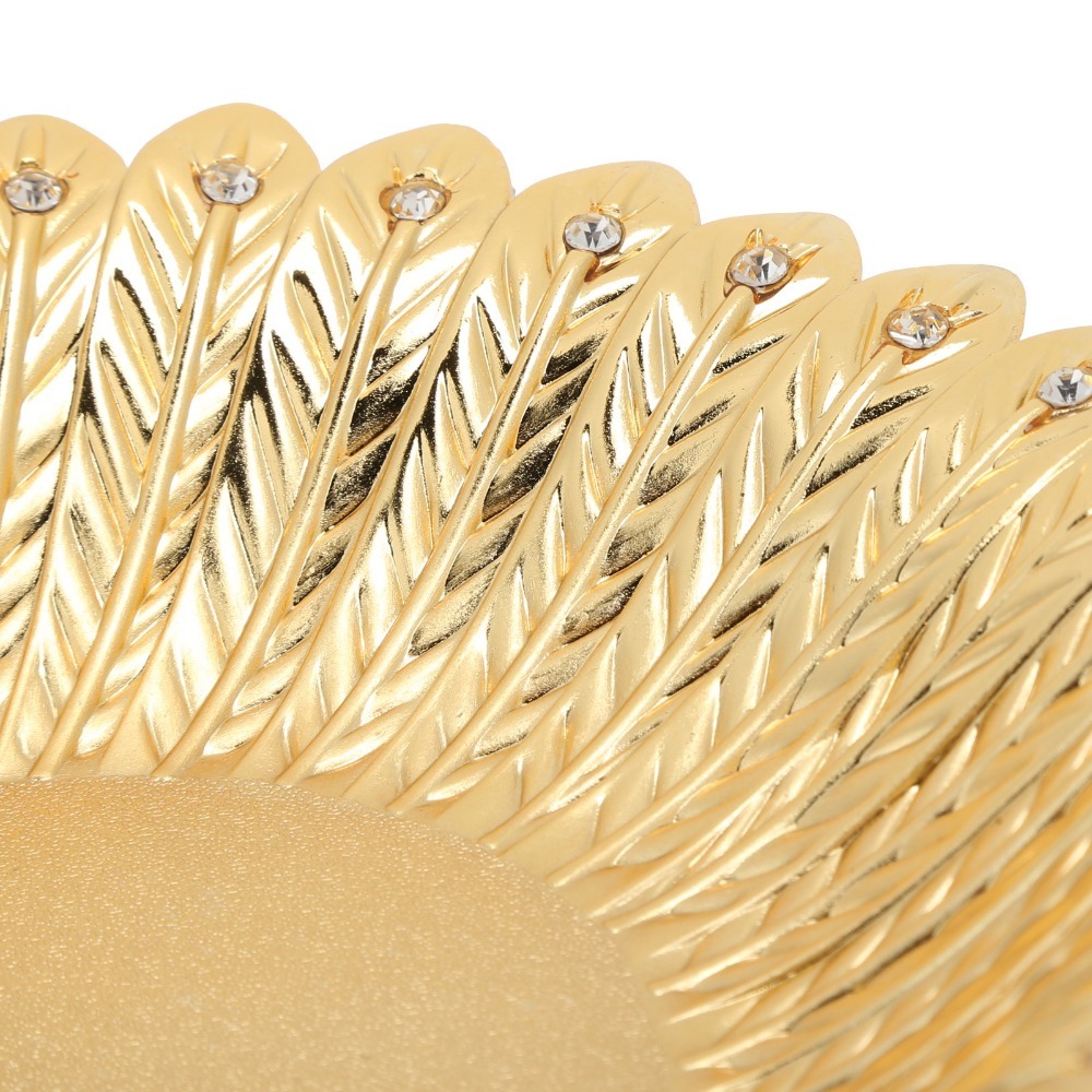 4 قطع طبق فواكه معدني ذهبي بتص - مراجعة Home Cooking Recipes وسعره